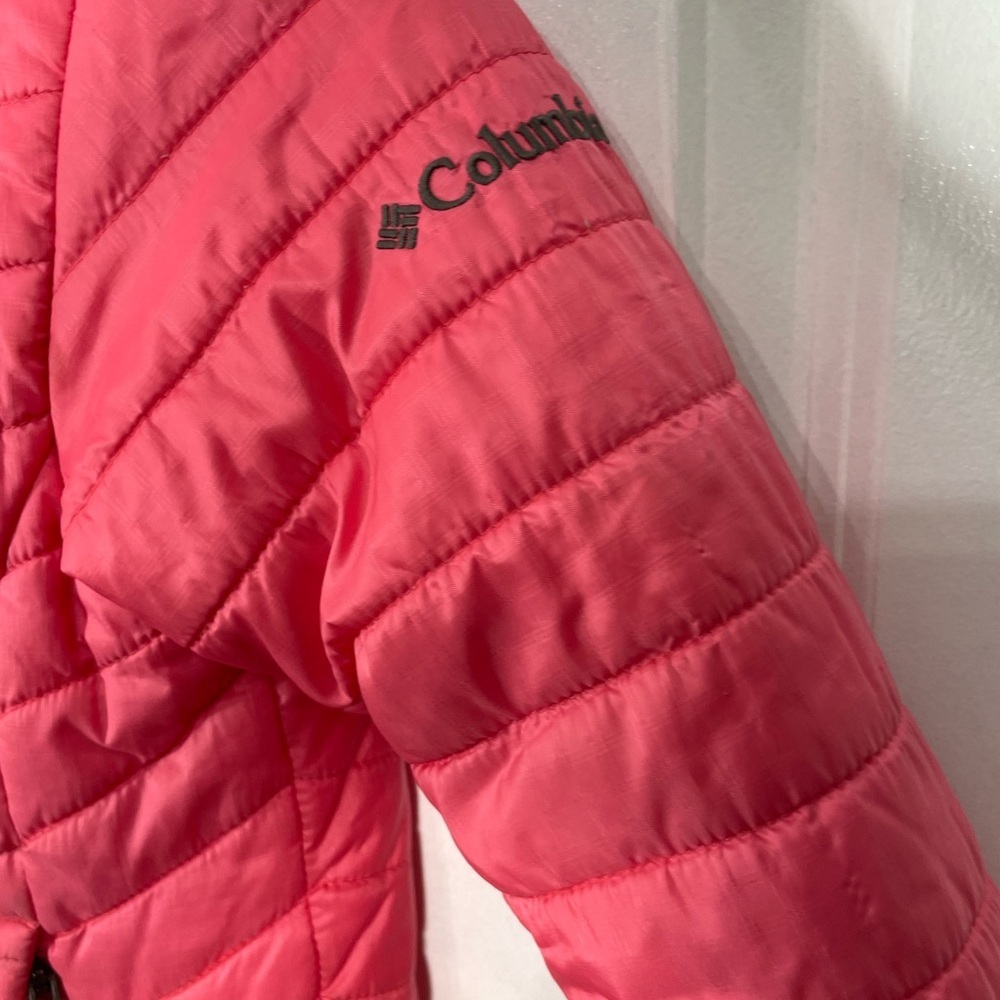 Columbia Kids Bright Pink Puffer Jacket Size XS - Picture 3 of 8